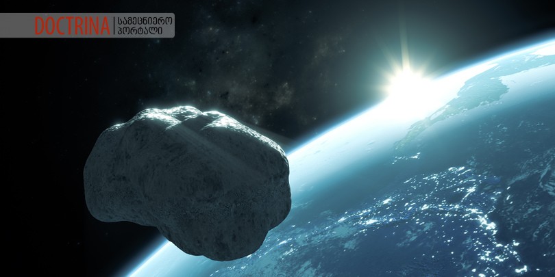 3d,Rendering,Of,The,Asteroid,Apophis,Passing,Near,The,Earth